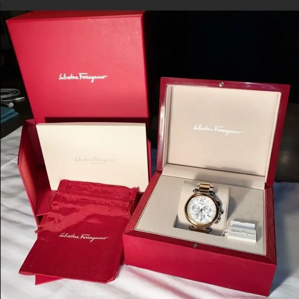 Salvatore Ferragamo ‘Idillio’ two tone time Piece